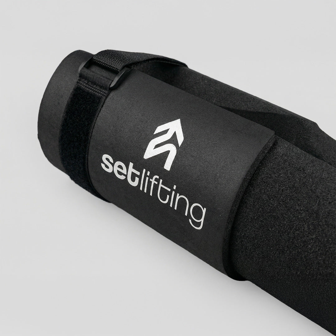 SET LIFTING BARBELL STRENGTH PAD