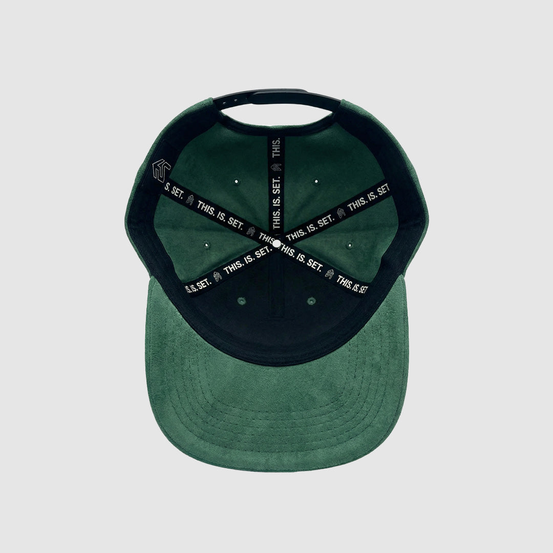 Set Lifting Suede Green Hat