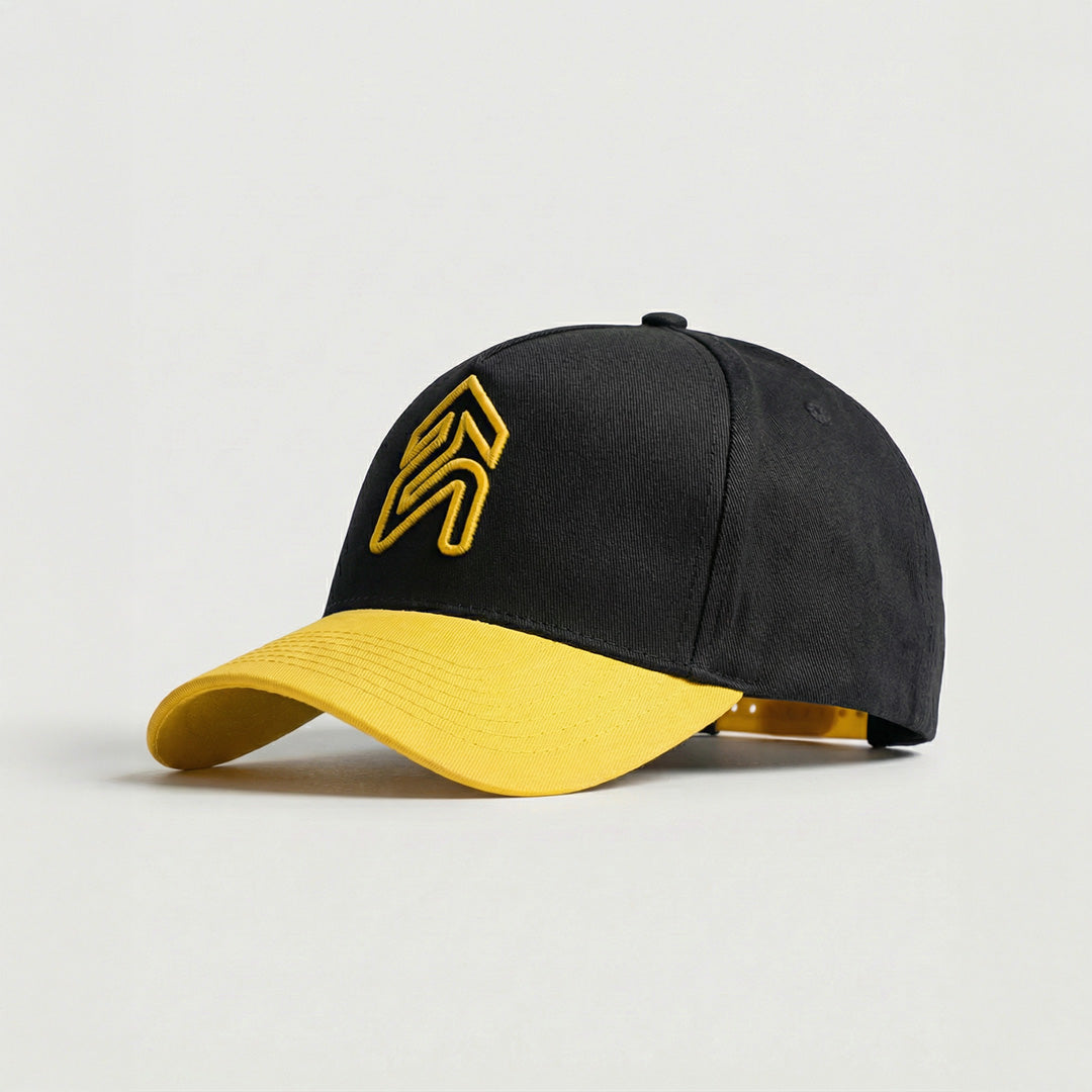 Set Lifting Black & Yellow Hat
