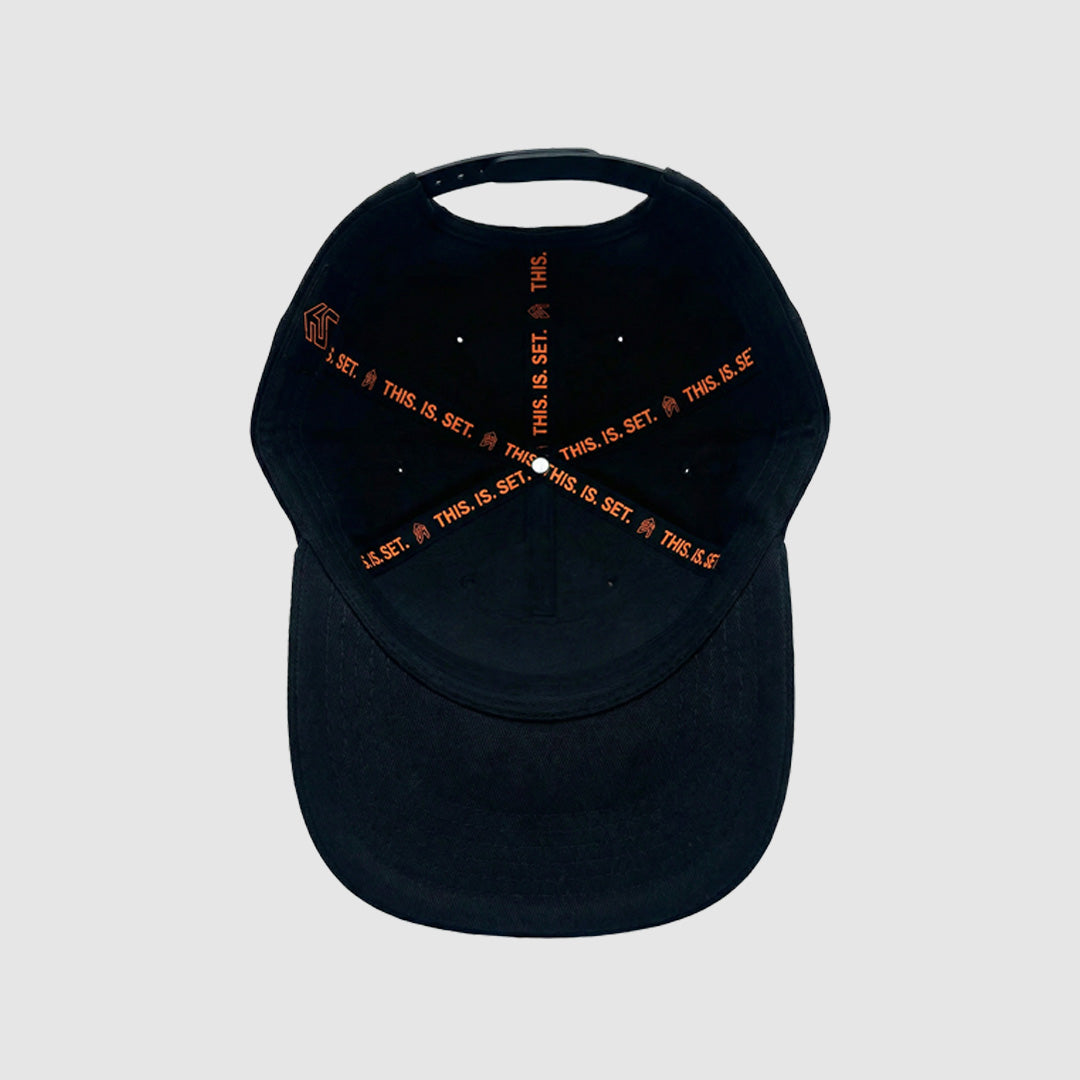 Set Lifting Black & Orange Hat