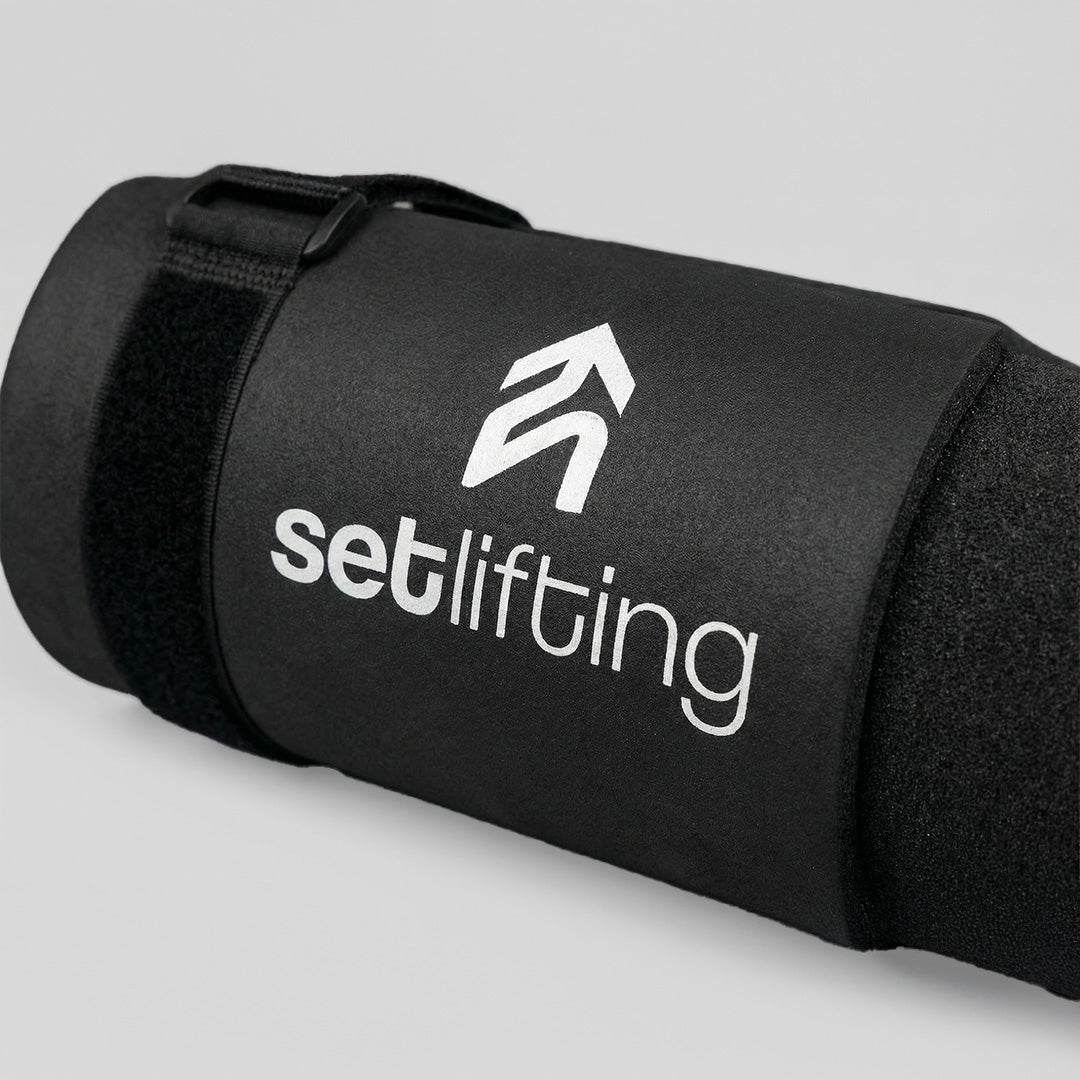 SET LIFTING BARBELL STRENGTH PAD