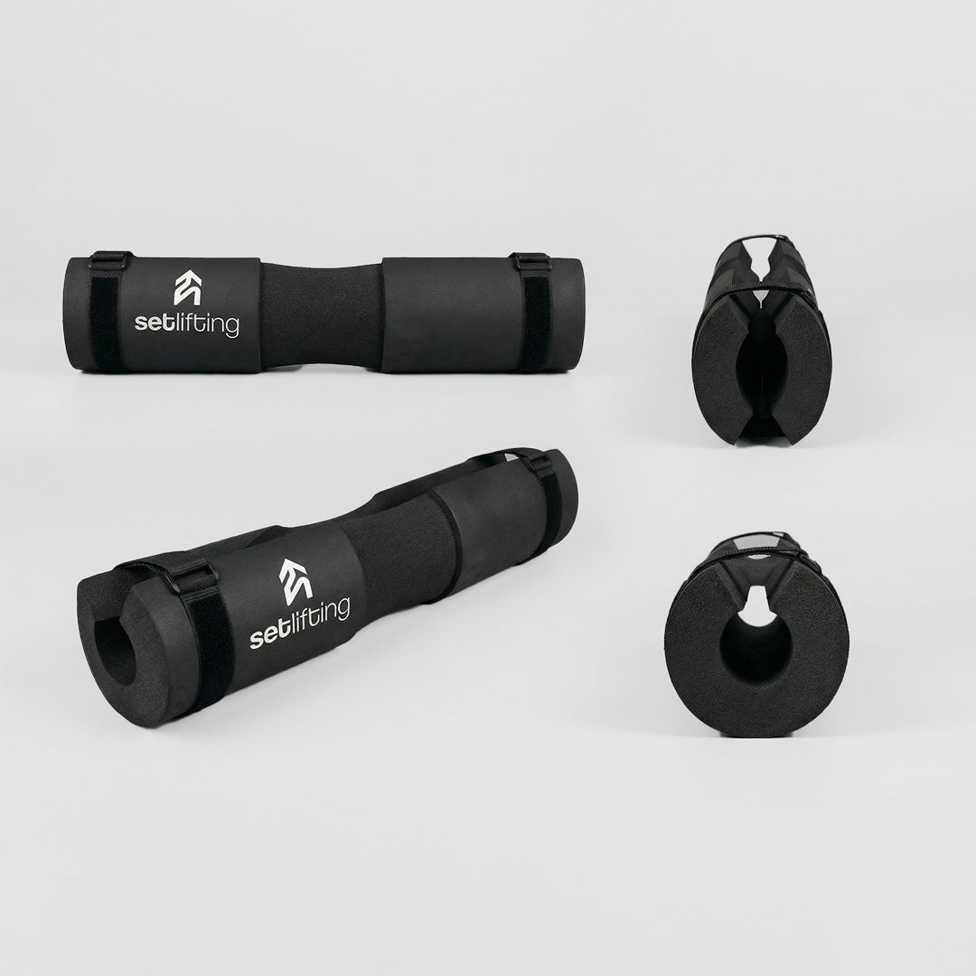 SET LIFTING BARBELL STRENGTH PAD