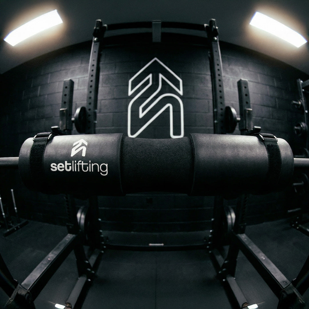 SET LIFTING BARBELL STRENGTH PAD