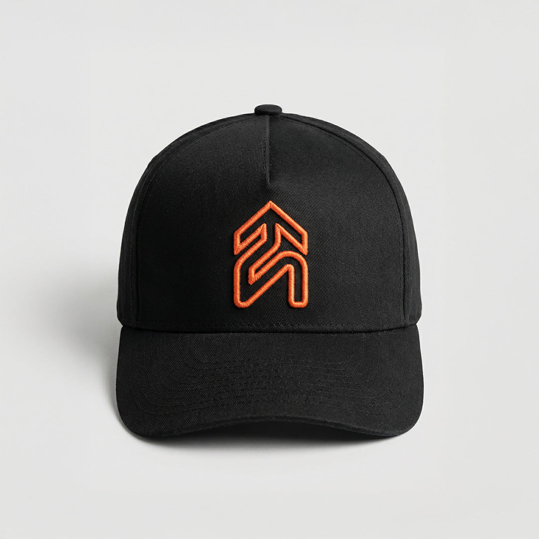Set Lifting Black & Orange Hat